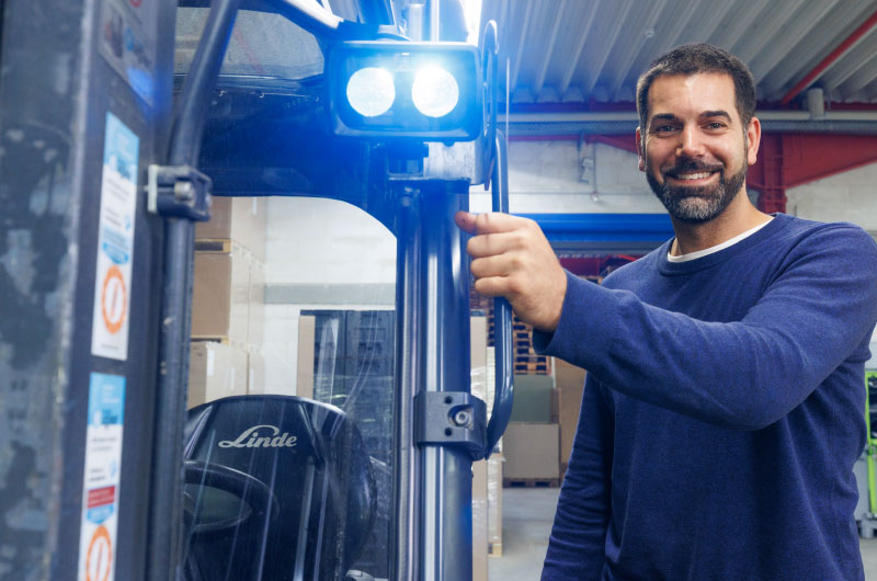 Mitarbeiter in der Produktion